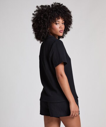 Hunkemöller Slaapshirt in Zwart