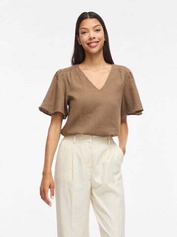 VILA Blouse 'VILania' in Bruin: voorkant
