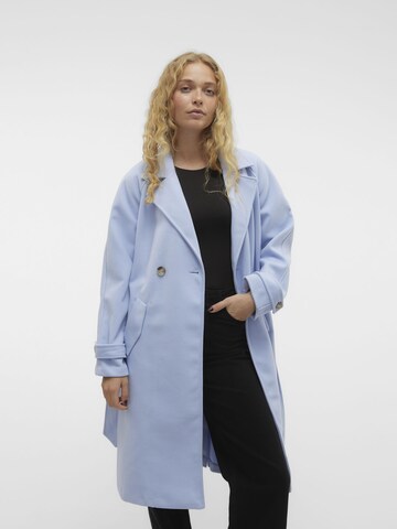VERO MODA Overgangsfrakke i blå