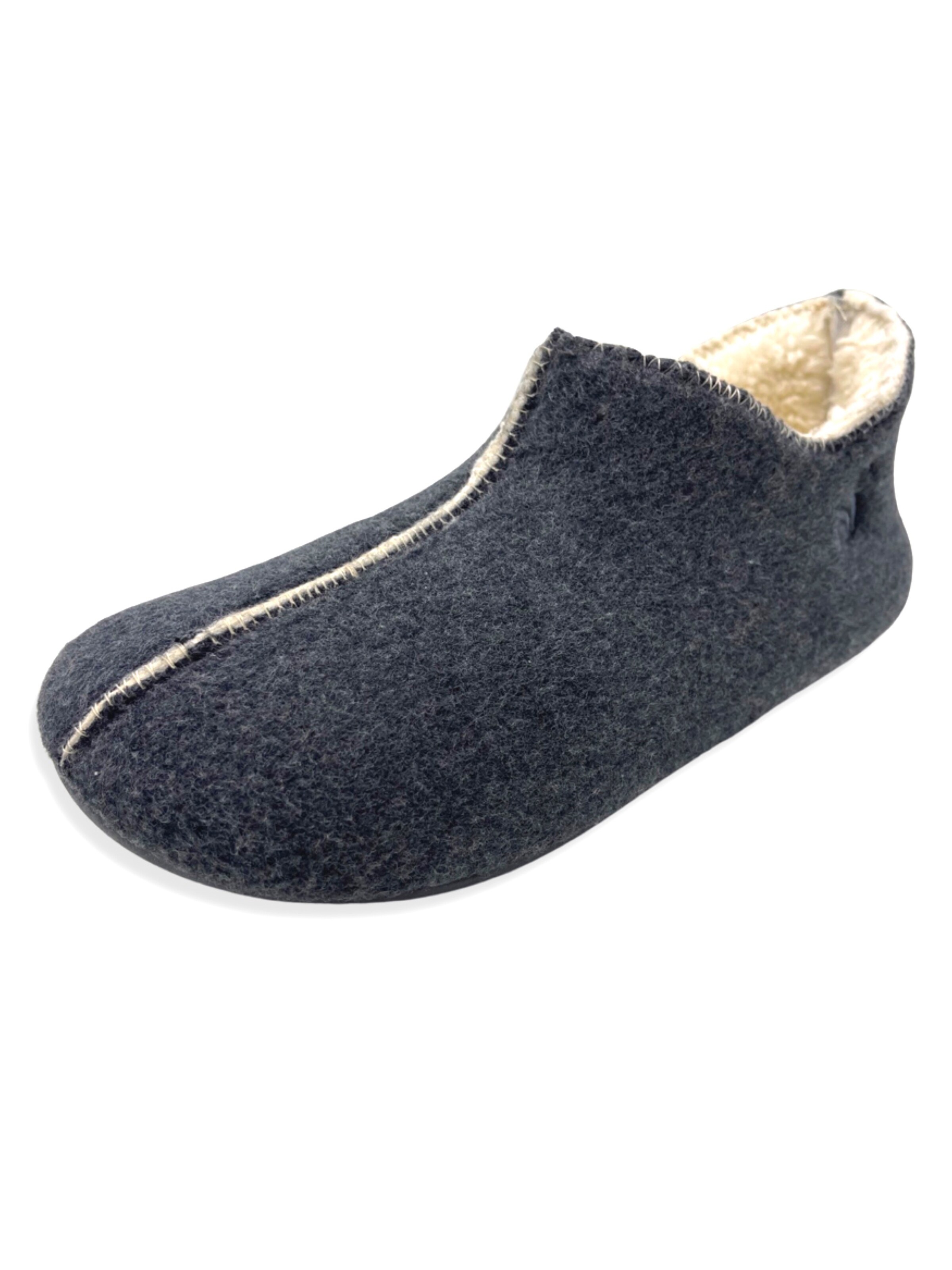 thies Stiefelette 'thies 1856 ® Organic Slipper Boot'‌‌‌‌‌ in Grau: Vorderseite