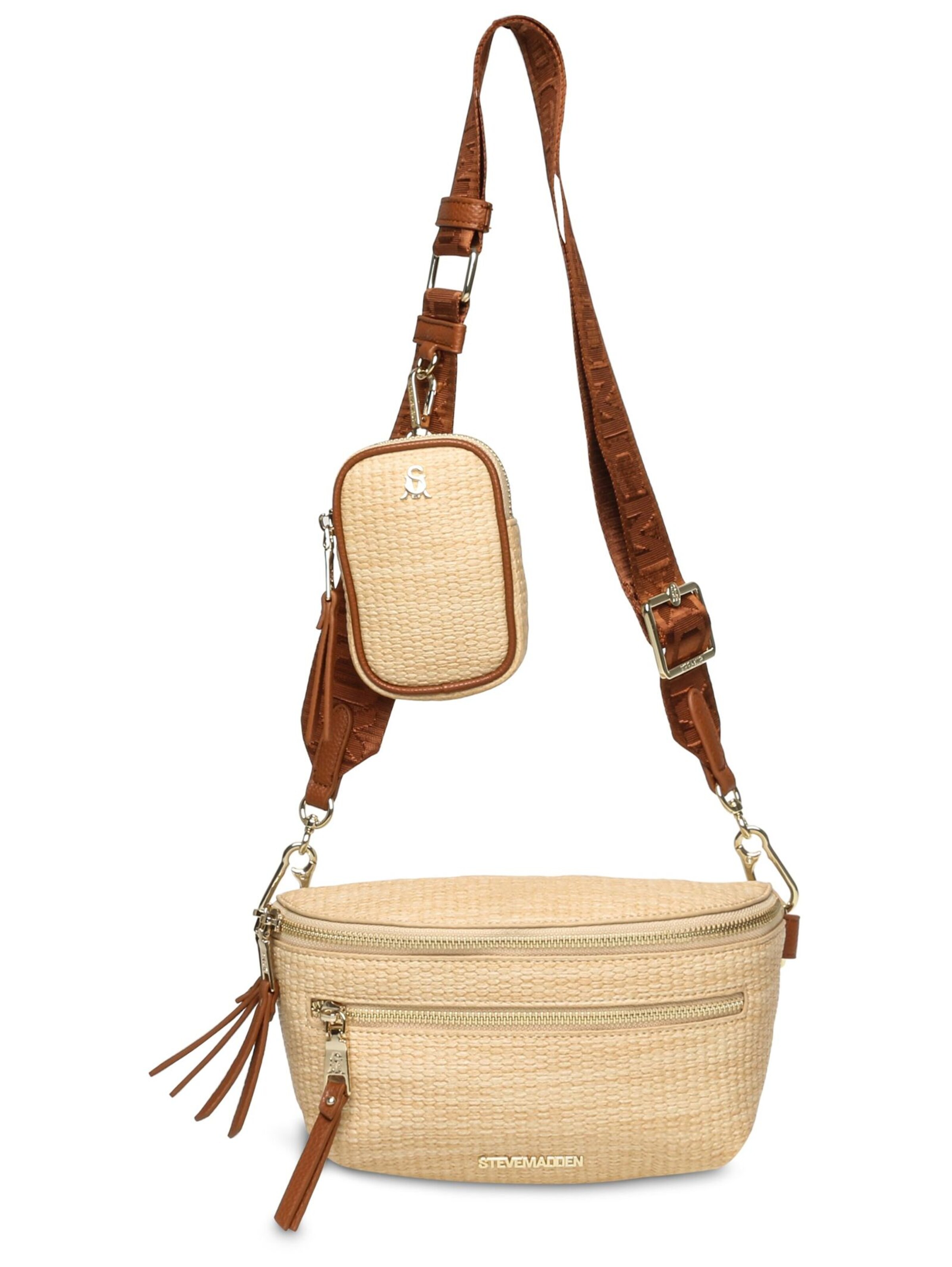 Sac à bandoulière STEVE MADDEN en beige : devant