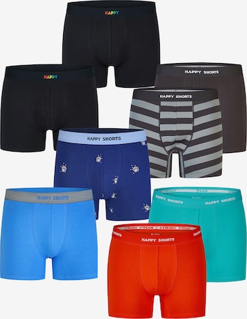 Happy Shorts - Boxers ' Base&Fun ' em preto: frente