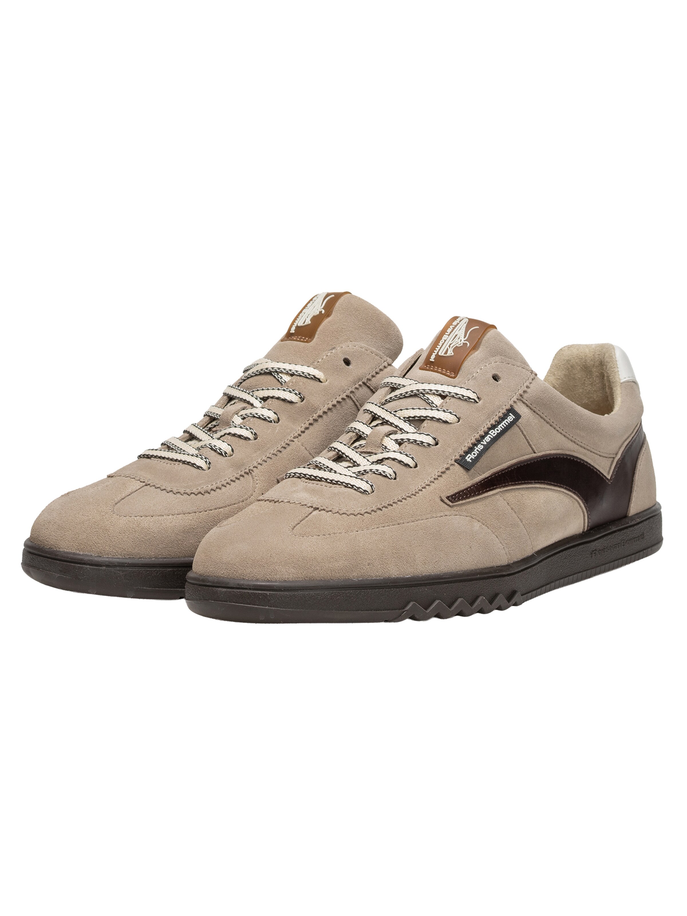 Floris van Bommel Platform trainers ' DE ZALER 01 ' in Beige