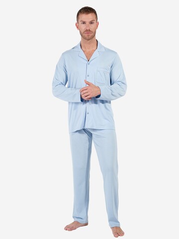HOM Pyjama lang 'Rafael'‌ in Blau: Vorderseite