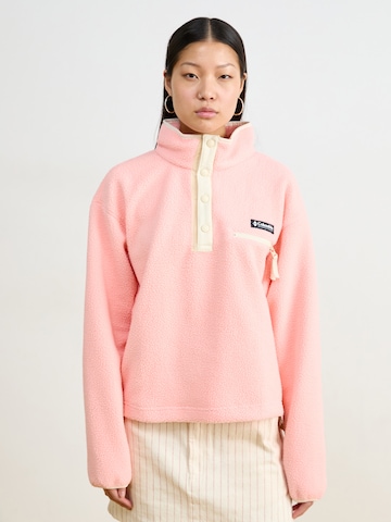 COLUMBIA Spordipullover 'Helvetia', värv roosa: eest vaates