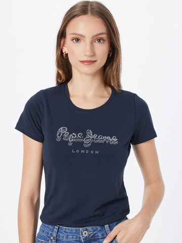 Maglietta 'BEATRICE' di Pepe Jeans in blu: frontale