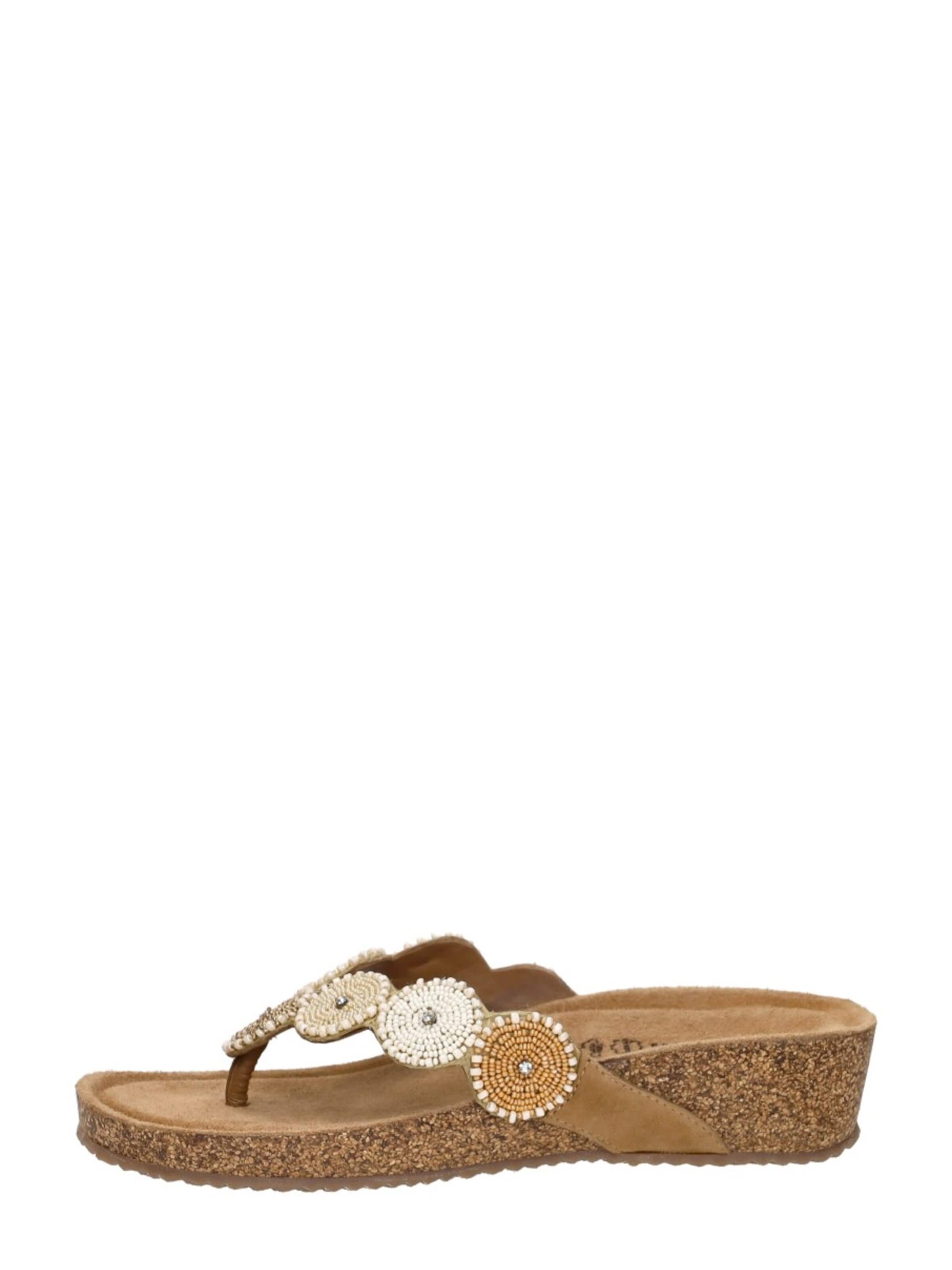 LAZAMANI Teenslipper 'Mare' in Beige