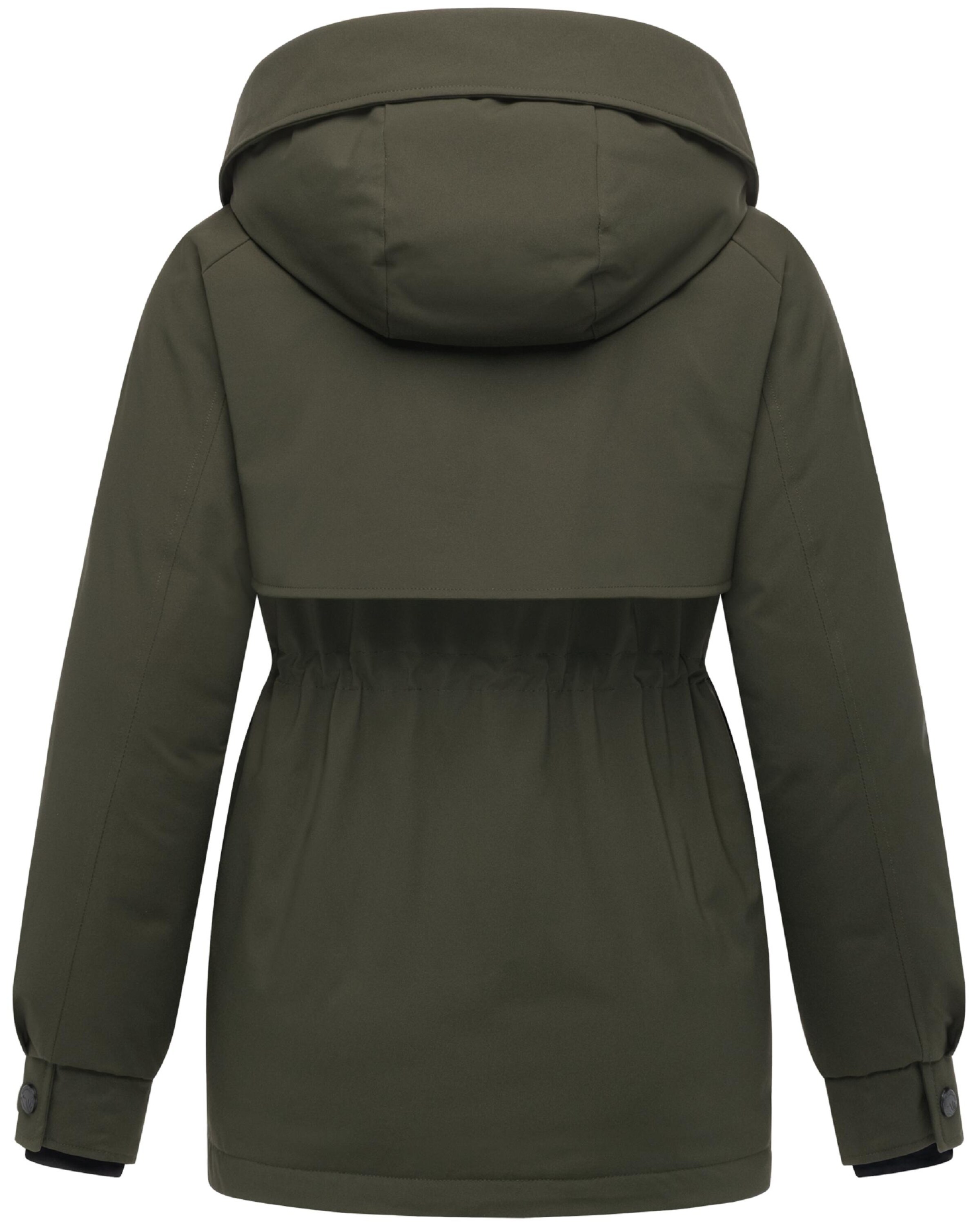 MARIKOO Pitkä talvitakki 'Shigaraa XVI' värissä vihreä