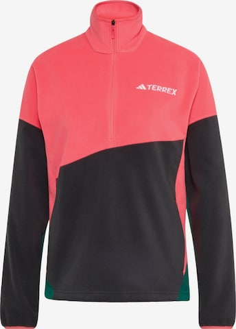 Pull-over de sport 'Multi Climawarm' ADIDAS TERREX en rose : devant