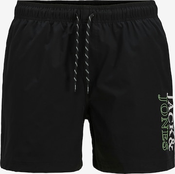 Jack & Jones Junior Плавательные шорты 'JPSTMaui' в Черный: спереди
