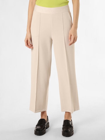 Cambio Regular Pleated Pants 'Cameron' in Beige: front