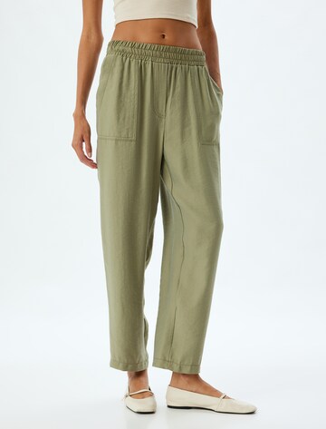 Koton Regular Trousers in Green: front