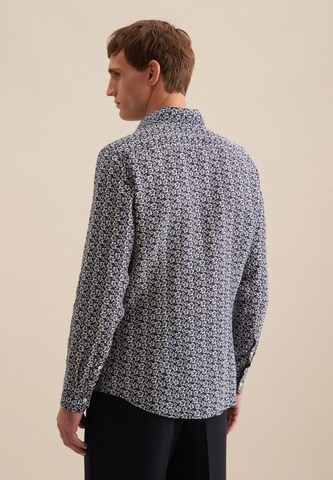 SEIDENSTICKER Slim Fit Hemd in Blau