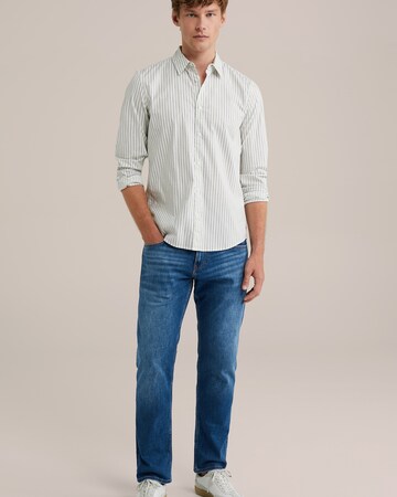 WE Fashion Regular Fit Hemd in Weiß