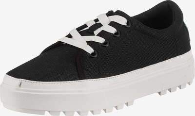 TOMS Baskets basses ' Lace Up Lug ' en noir / blanc, Vue avec produit