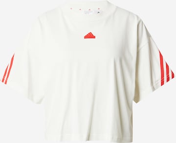 ADIDAS SPORTSWEAR - Camisa funcionais 'Future Icons' em branco: frente