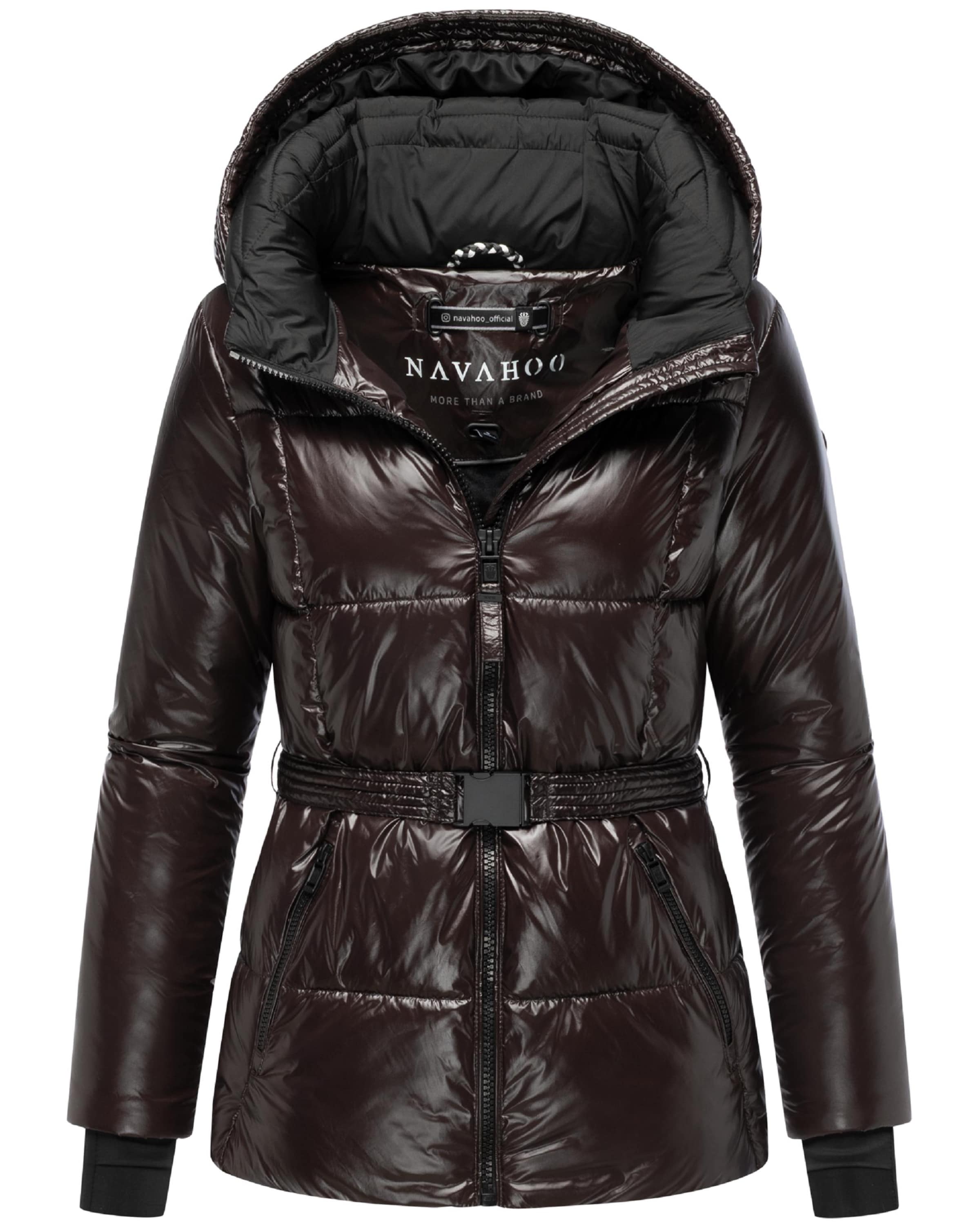 NAVAHOO Performance Jacket 'Eisglanz 14' in Brown