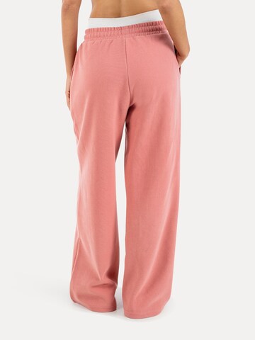 Smilodox Loosefit Broek in Roze