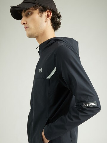 Veste de sport UNDER ARMOUR en noir