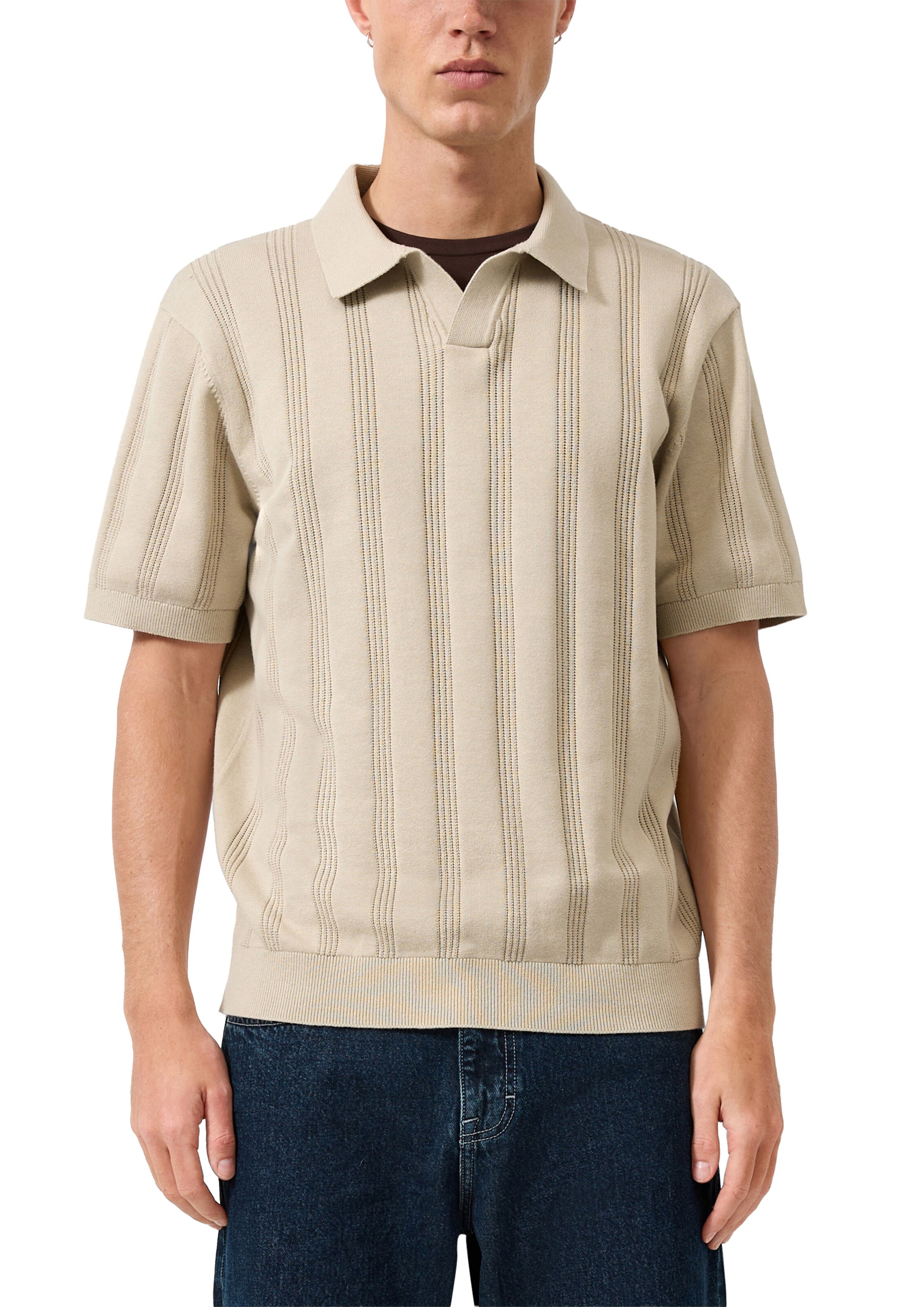 Pull-over QS en beige