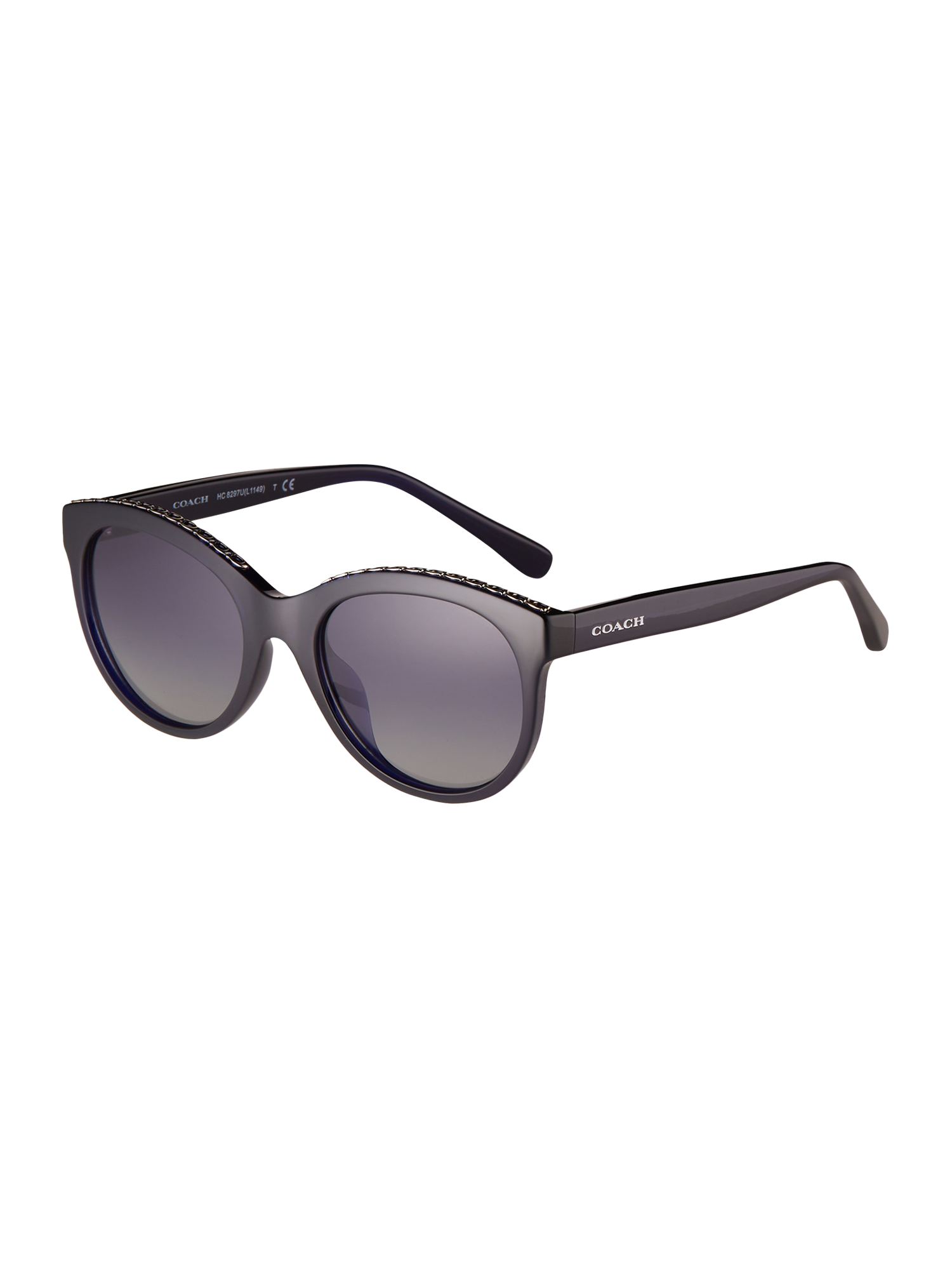 COACH Okulary przeciwsłoneczne HC8297U w kolorze Granatowym 