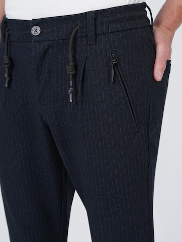 M.O.D MIRACLE OF DENIM Tapered Lærredsbukser i blå