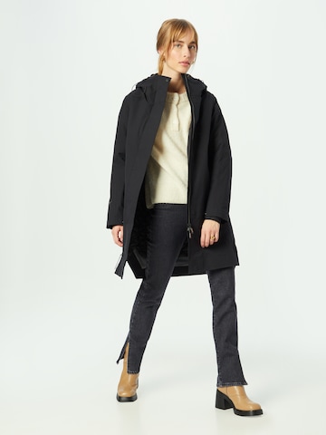 Krakatau Between-seasons coat in Black