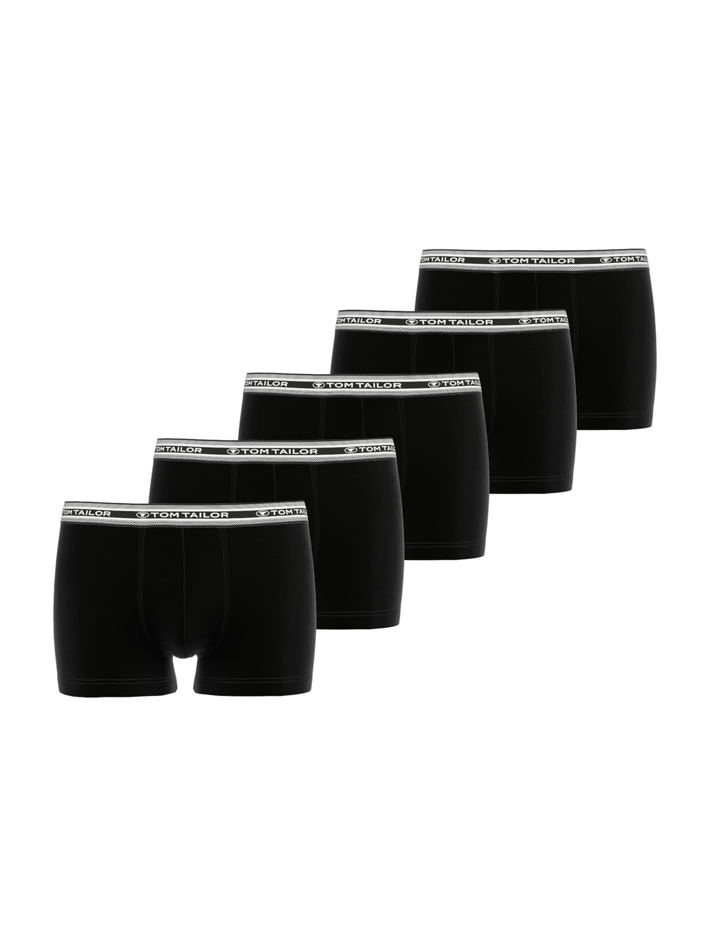 TOM TAILOR Boxer shorts in Black: front