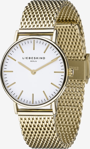 Liebeskind Berlin Analogové hodinky 'New Case' – zlatá