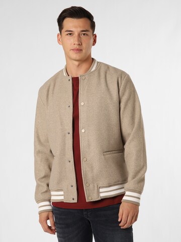 Only & Sons Between-Season Jacket 'Denver' in Beige: front