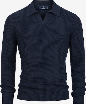 Pull-over ' Crombie' Kronstadt en bleu : devant