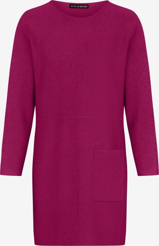 Kraimod Pletena obleka | roza barva: sprednja stran
