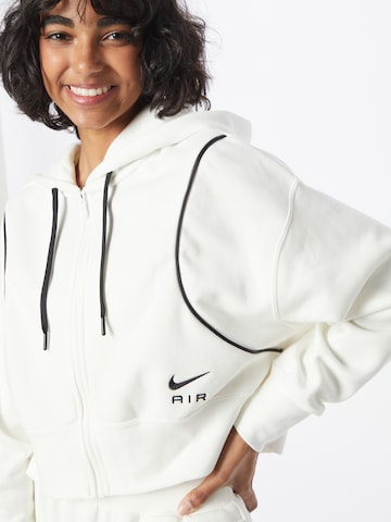 Nike Sportswear Tepláková bunda - biela