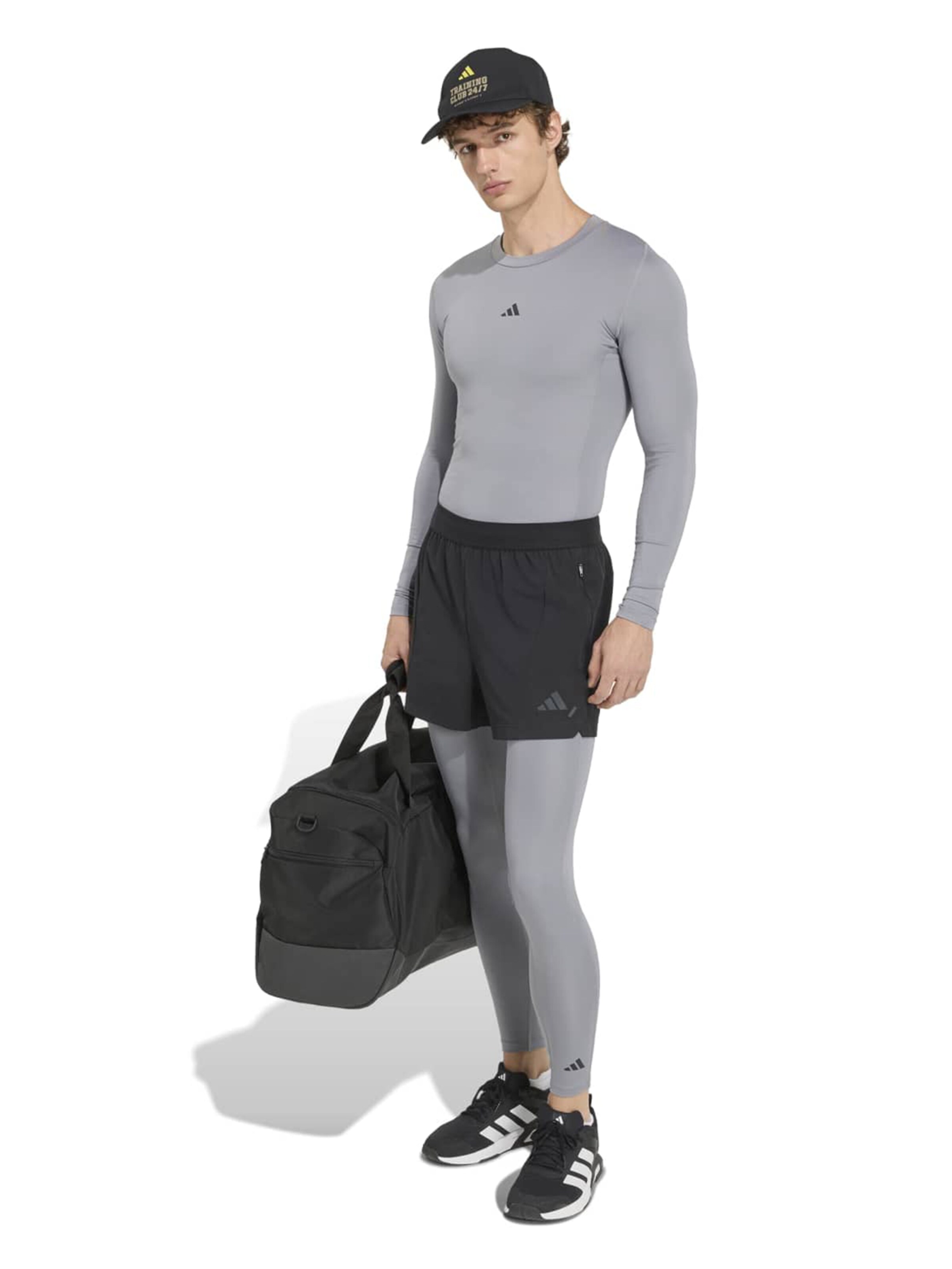 ADIDAS PERFORMANCE Kitsas Spordipüksid, värv hall