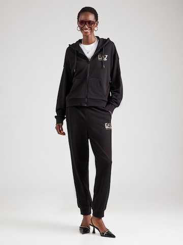Tuta da jogging di EA7 Emporio Armani in nero: frontale