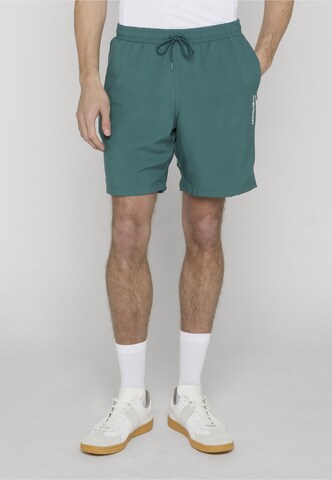 Sergio Tacchini Regular Broek 'Adriatico' in Groen: voorkant