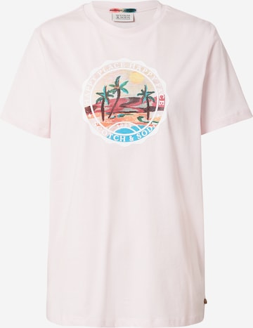 SCOTCH & SODA Shirt in Roze: voorkant