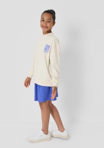 s.Oliver Μπλούζα φούτερ σε λευκό