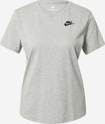 Nike Sportswear Tričko 'Club Essential' - Sivá: predná strana