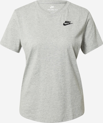 Nike Sportswear Μπλουζάκι 'Club Essential' σε γκρι: μπροστά