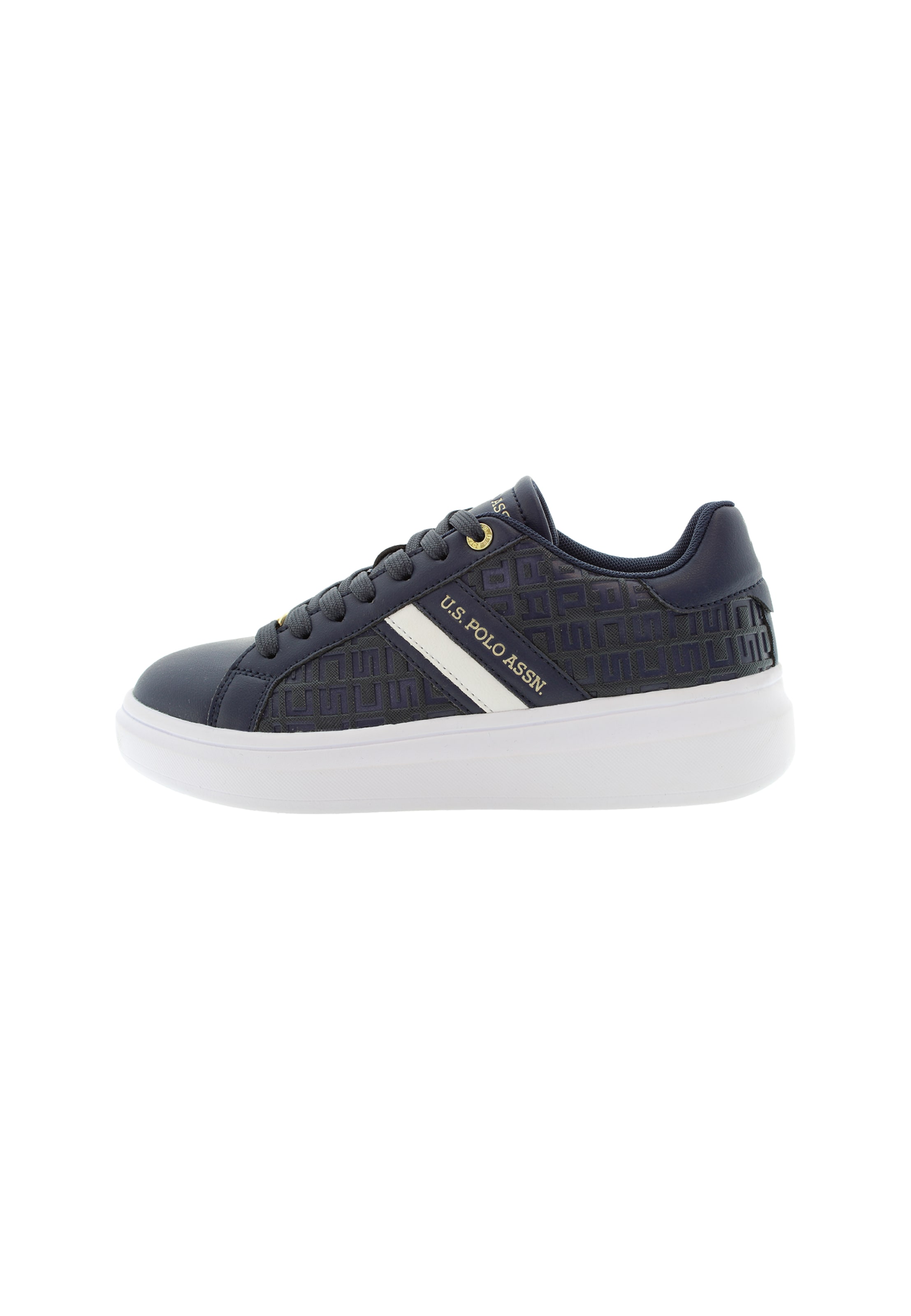 Sneaker bassa di U.S. POLO ASSN. in blu: frontale