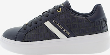 Sneaker bassa di U.S. POLO ASSN. in blu: frontale
