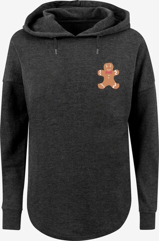 Sweat-shirt 'Gingerbread Lebkuchen' F4NT4STIC en gris : devant