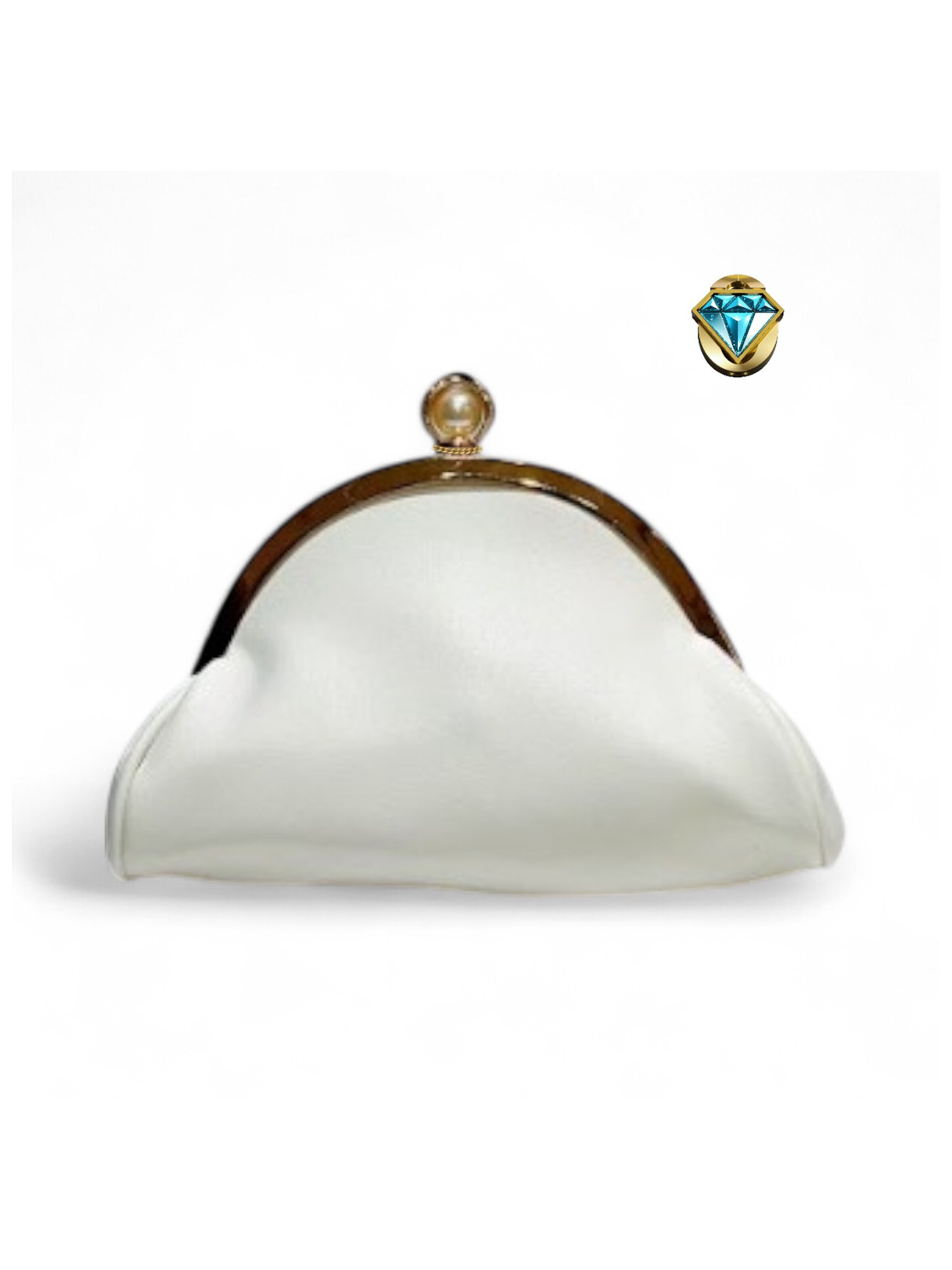 Elegon Handbag 'Model Slovakia Gold' in White