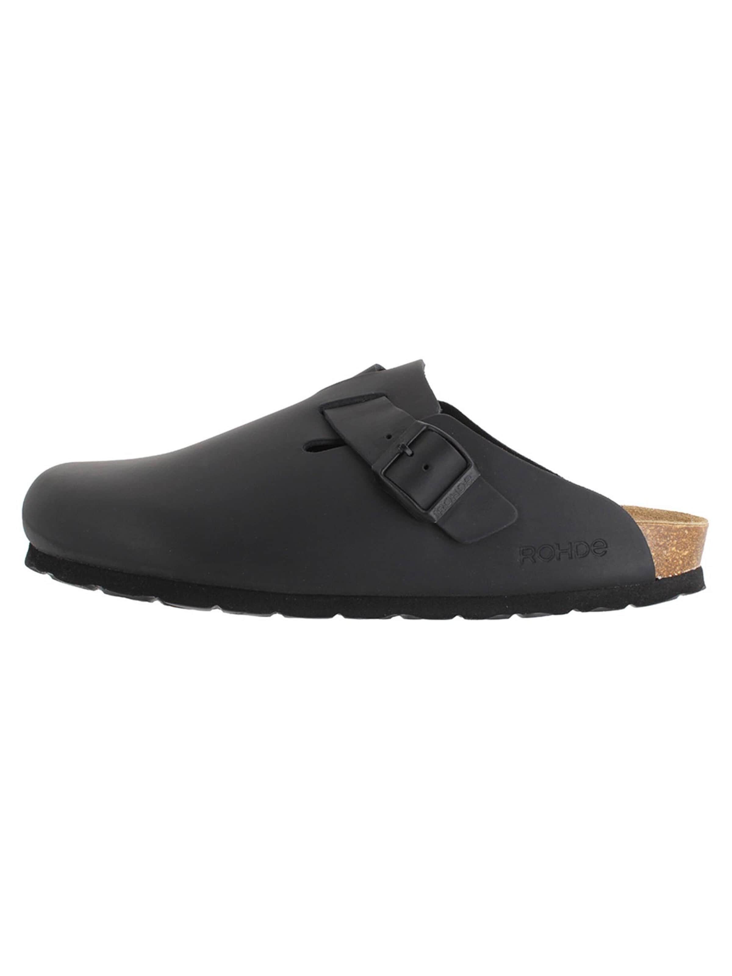 ROHDE Pantolette 'Grado'‌‌‌‌‌ in Schwarz: Vorderseite