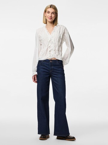 Camicia da donna 'PCDemmie' di PIECES in bianco