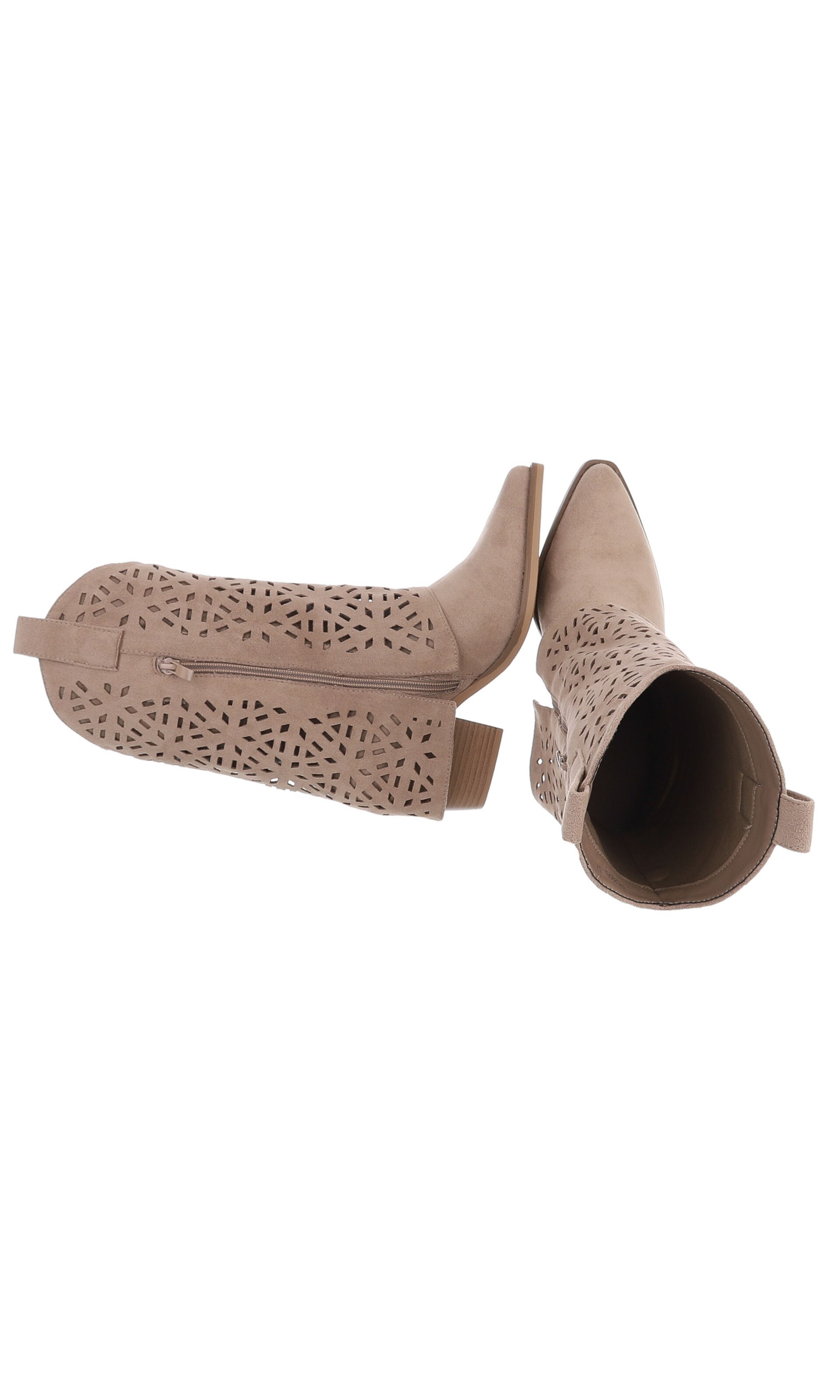 Ital-Design Cowboystiefel in Braun