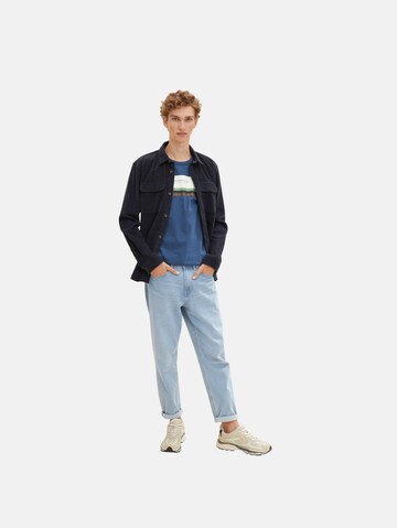 TOM TAILOR DENIM Tričko – modrá