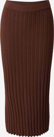 A LOT LESS Skirt 'Mira' in Brown: front