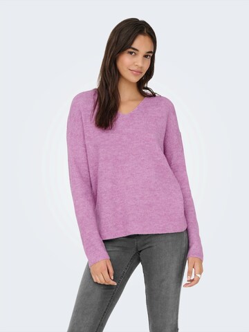 ONLY - Pullover 'ONLCAMILLA' em roxo: frente